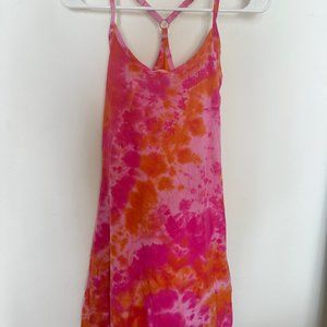 OUTDOOR VOICES "The Exercise" dress in Tie Dye XS